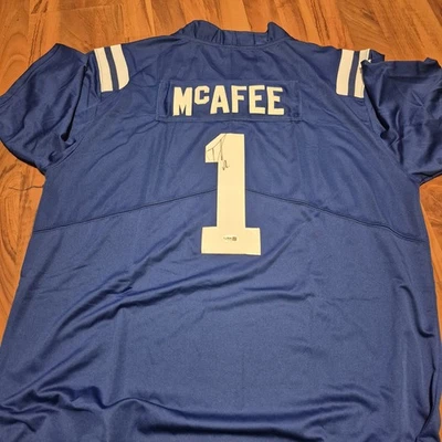 Pat McAfee autographed Indianapolis Colts signed jersey- JSA COA! WWE! - Image 1 of 3