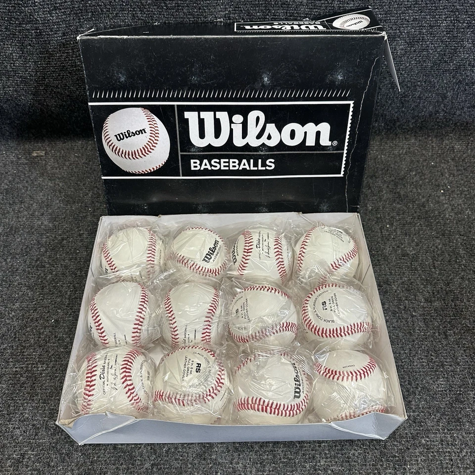Wilson WTA1062BDY1 DIXIE YOUTH LEAGUE RAISED SEAM BASEBALLS - Dozen