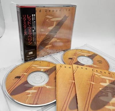 LED ZEPPELIN Remasters Japan 2CD AMCY 168~9 w/OBI 2booklets 26tracks 1990 - Image 1 of 4