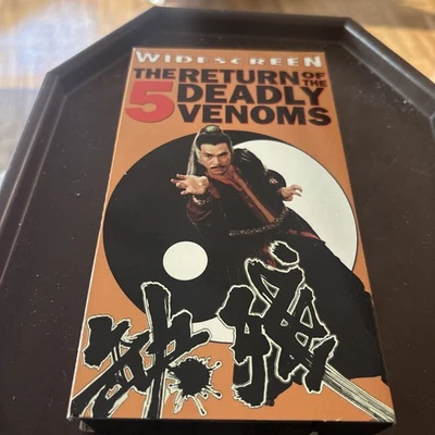 The Return of the 5 Deadly Venoms VHS Dubbed in English Wide Screen 1979 - Image 1 of 3