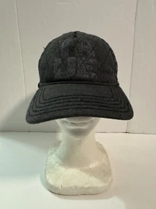 Rare Vintage True Religion Hat Leather StrapBack Gray/Black  OSFM EUC - Picture 1 of 16