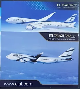EL-AL Israel Air Lines 3 Postkarten - BOEING 787 Dream Liner - BOEING 747-400 - Bild 1 von 5
