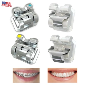 Kieferorthopädische Brackets selbstligierende Keramik Metall Zahnspange AO Empower Roth MBT 022 - Bild 1 von 58