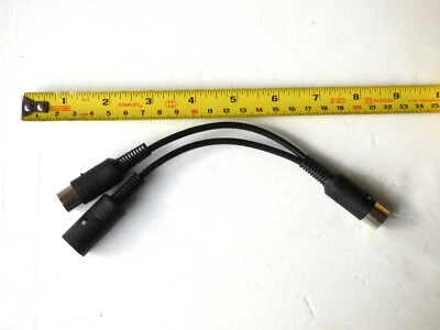 Commodore Serial IEC Y-CABLE SPLITTER DAISY CHAIN Ultimate SD2IEC Disk drive MMF - Immagine 1 di 4