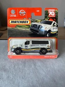 Matchbox 2023 Case Nissan NV Van White New/Sealed Matchbox 70th Anniversary - Picture 1 of 2