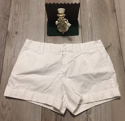 Pantalones cortos Tommy Hilfiger para mujer talla 10 blancos de desgaste mínimo  Foto 1 de 4