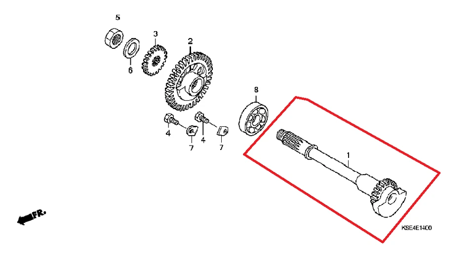 GENUINO OEM HONDA CONTRAEQUILIBRADOR EJE 16T CRF150R CRF150RB 2007-2022 Foto 1 de 1