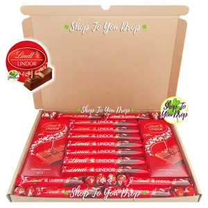 GROSSER PERSONALISIERTER LINDT SCHOKOLADENKORB GESCHENKBOX Lindor Milchriegel🍫 - Bild 1 von 11
