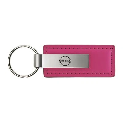 Chaveiro de couro retangular logotipo Nissan - Imagem 1 de 3