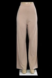 St John Knits Wool Blend Flared Leg Pants Camel Large $695 - Imagen 1 de 2