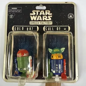 Vintage Custom 2 Pack 2012 Disney Droid Factory STAR WARS Star Tours New - Picture 1 of 7