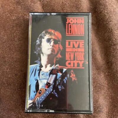 JOHN LENNON LIVE IN NEW YORK CITY CASSETTE TAPE 1986 XDR Dolby HX Pro - Image 1 of 4