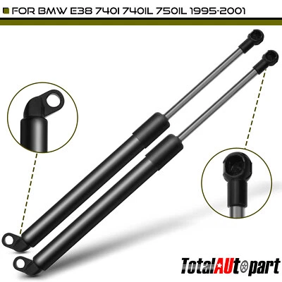 2x Amortiguadores de puntales de elevación para maletero trasero BMW E38 740i 1995 1997-2001 740iL Foto 1 de 4