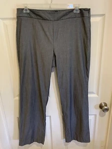 Pantalones Talbots “Heritage” Cambray Talla 14 Gris Cremallera Lateral y Botón Excelente Estado - Imagen 1 de 6