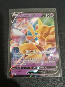 Pokemon Sword & Shield Black Star Promo Holo Card Alakazam V SWSH083 - Picture 1 of 1