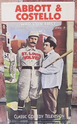 Abbott & Costello Who's On First VHS Classic Comedy Television - Image 1 of 4