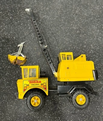 Vintage Tonka Metal Turbo Diesel Truck Crane mr-970 - Image 1 of 4
