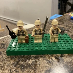 LEGO German Soldiers WW 2 Indiana Jones Lot Of 3 Minifigures Lost Ark 7622 Lot 1 - Picture 1 of 2