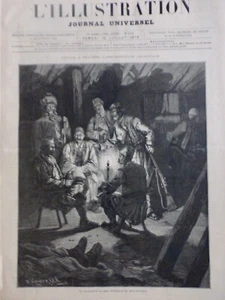 1875 1876 Herzegovina Fugitive Refugee Bosnian Leader 2 Old Newspapers - Picture 1 of 2