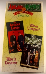 ADDAMS FAMILY and MUNSTERS TV Show Documentaries 2 Pack (1994) 2 VHS Videotapes - Picture 1 of 2