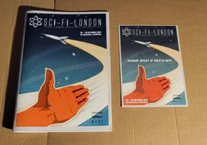 PROGRAMME AND POSTCARD - SCI-FI LONDON FILM FESTIVAL 2021 - NM - Foto 1 di 3
