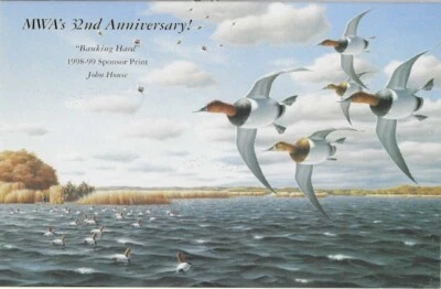 #RW51 Unveiling Ceremony Program Duck Stamp "Cactus Wren" w/#3293a stamp - Image 1 of 3