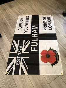 Fulham FC Flagge 5 Fuß mal 3 Fuß - Fulham Football Club Flagge Fußballflagge FFC - Bild 1 von 6