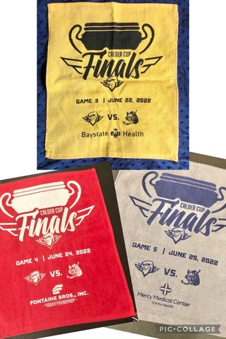 Bundle! Springfield Thunderbirds vs. Chicago Wolves Calder Cup 2022 Rally Towels Cover