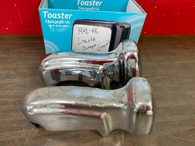 Protector de parachoques delantero derecho/izquierdo Lincoln Continental 1942-48 original 421 Foto 1 de 4