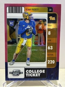 2022 Panini Chronicles DP Contenders Pink Optic Kenny Pickett #1 RC Browns - Bild 1 von 2
