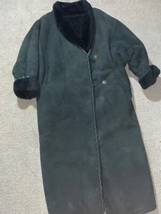 Vintage 80s Siena Studio Shearling Coat/ Women’s Size S - Picture 1 of 5