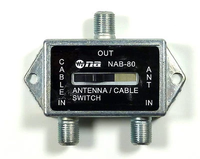 Philmore Coaxial A/B  Game Antenna Cable TV CATV Slide Switch - Image 1 of 2