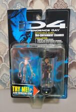 Independence Day ID4 Bendable Alien Officer w/ Bio-Containment Chamber 1996 A4