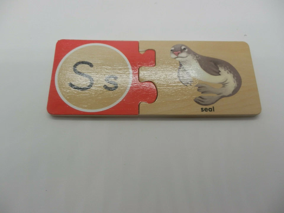 MELISSA & DOUG Alphabet Wooden Puzzle Letter Matching Skills REPLACEMENT pc "S" - Image 1 of 1
