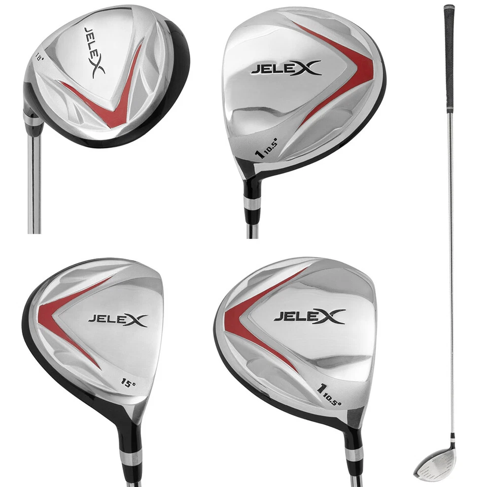 JELEX Golfschläger Driver Fairwayholz 10,5° 15° 18° Rechtshand Linkshand neu - Bild 1 von 1