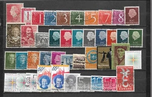 CLASSIC OLD USED STAMPS (42) FROM NETHERLANDS IN EUROPE, IN F/VF COND - Picture 1 of 1