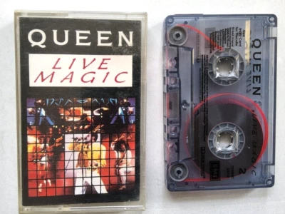 Queen Live Magic Cassette Tape, 1986 classic hard rock Freddie Mercury  - Image 1 of 4