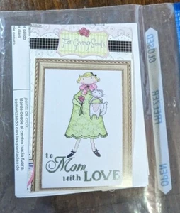 Bucilla 'To Mom With Love' Cross Stitch Pattern w/Some Threads ONLY #43943 - Picture 1 of 6
