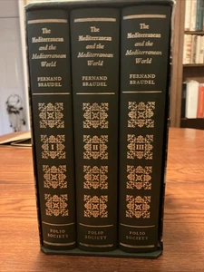 Folio Society The Mediterranean and the Mediterranean World 3 Books Slip Case - Picture 1 of 16
