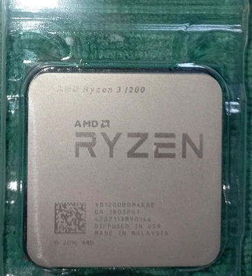 CPU AMD RYZEN 3 1200 YD1200BBM4KAE + DISSIPATORE - Immagine 1 di 4
