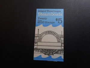 Scott 2405-09a, 25 cent, Steamboats, Book;et - Picture 1 of 1