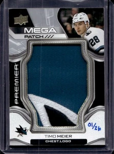 Timo Meier 2022-23 Upper Deck Premier #PMP-TM Mega Patch #1/26 - Picture 1 of 2