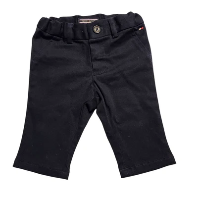 Tommy Hilfiger Chino Pants Navy Blue Adjustable Waist Baby Size 0-3 Months - Image 1 of 4