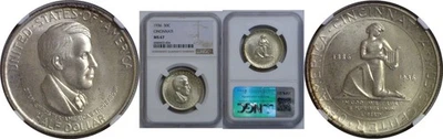 1936 Cincinnati Commemorative Half Dollar   NGC MS-67 - Image 1 of 3