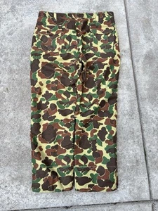 1980s Made In USA Grotex Cabelas Camo Pants Hunting Vintage Size 40 - Picture 1 of 9