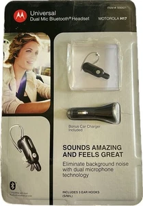 Motorola - H17 Bluetooth Headset - Black Wireless NOS **Read Description** - Picture 1 of 4