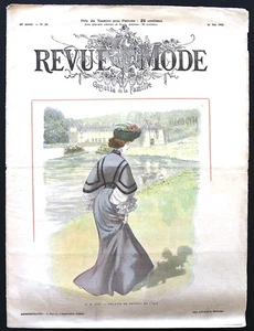 Revue de la Mode 1903 with stamp - French Fashion Magazine - Picture 1 of 9