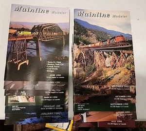 Lot Of 12 Mainline Modelor Magazines 1992. S18 - Picture 1 of 7