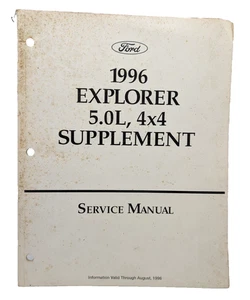 1996 Ford Explorer 5.0L 4x4 Service Shop Manual Supplement - Picture 1 of 7