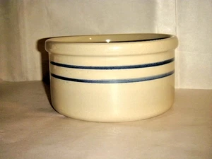 MARSHALL POTTERY TEXAS SERVING MIXING BOWL 7-1/2" STRAIGHT SIDES HEAVY 3 LB NEW - Picture 1 of 10